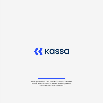 K logo design for kassa blue k k blue logo k design k letter k logo letter logo simple k design