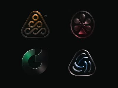Logofolio - Gems apps aura barista brand identity design branding c1 creative logo freelance logo design gem jeroen van eerden logo logo design modern logo design monk monk id shield visual identity design