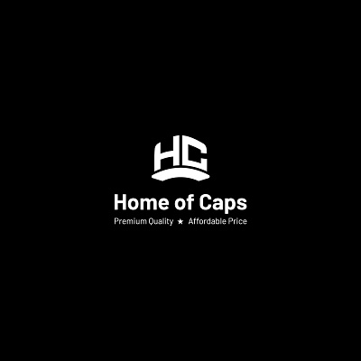 H and C Letter Logo apparels black and white c caps h hc logo logo design minimal modern sports