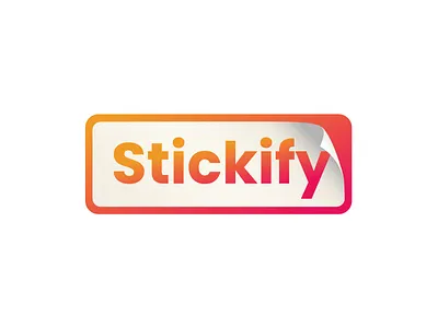 Stickify - Logo Design ! branding graphic design logo
