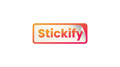 Stickify - Logo Design ! branding graphic design logo