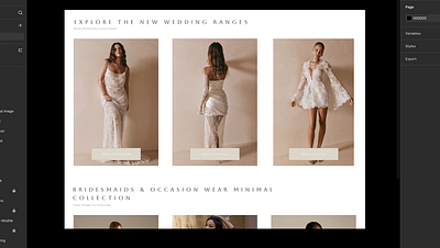 Olive & Opal – Bridal & Occasionwear Website Figma UI Design app branding bridal design figma graphic design illustration logo minmal popular site trending ui vector