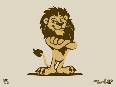 Lion Mascot character design graphics illustration lion t shirt design tee design vector vector design