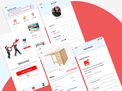Product Shop Design ui design ui ux design ux design