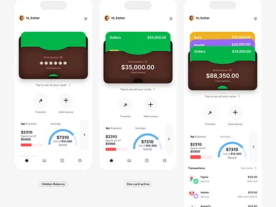 Fintech Redesign fintech ui desigh ux design wallet