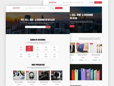 CLASSIFIED TNC - Retail & E-Commerce Website Template ad classified webflow webflow template