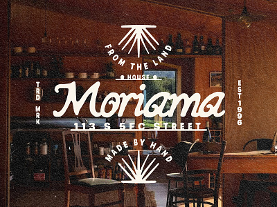 Moriama House badge badgedesign branding design graphic design illustration illustration design logo motion graphics vector