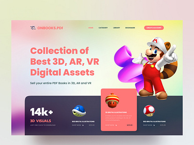 3D Visual Elements Header Design 3d 3d elements buy now creative design graphic design header ui hero hero section design landing page professional sale website ui design ui element ui elements ui ux design uiux user interface webdesign home page website deisgn