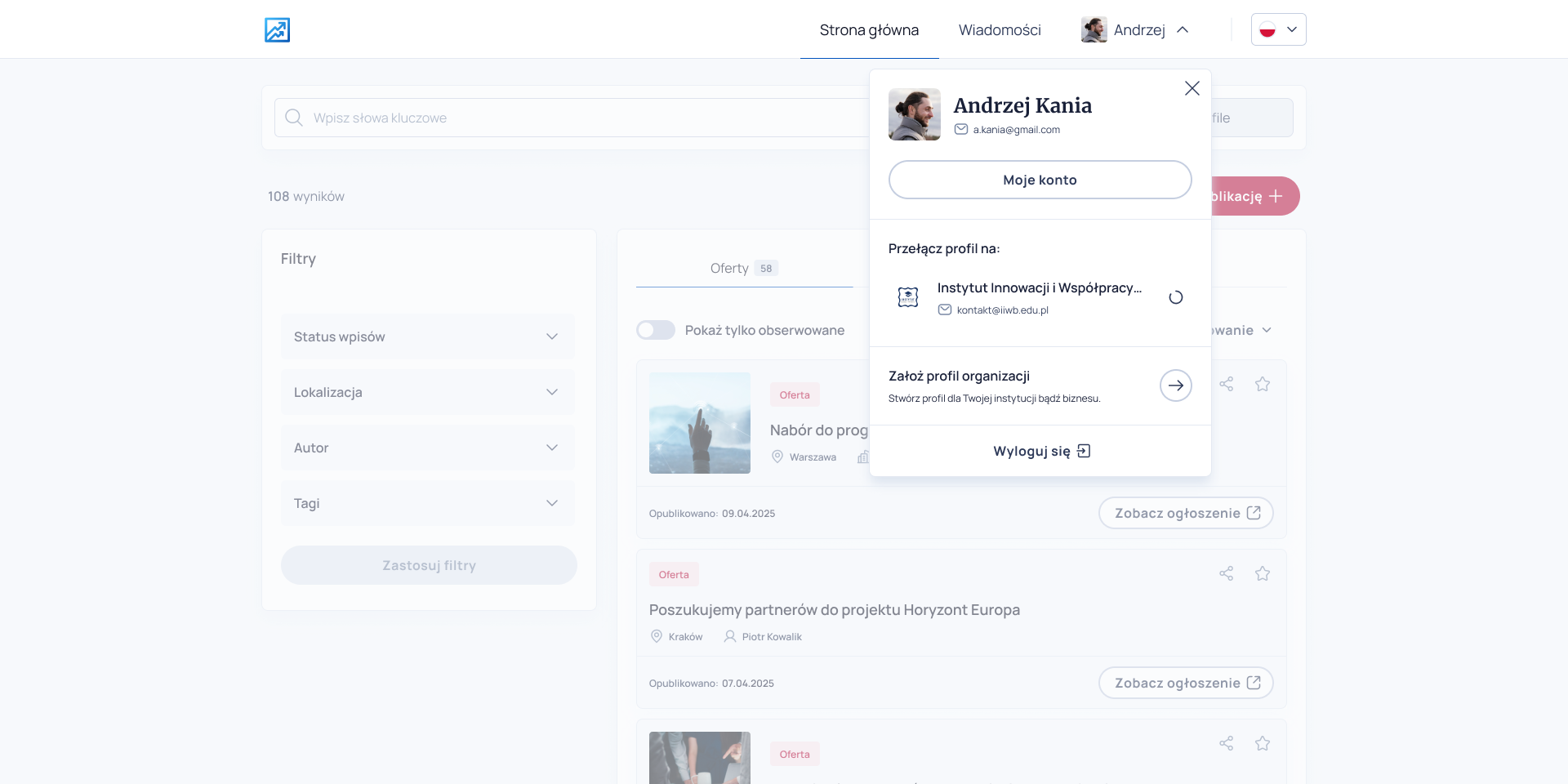 Connecting Science & Business – Platform Design interinterfaceinspiration platformdesign productdesign uxdesign uxprocess uxui webapp webdesign