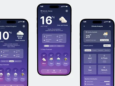 Weather App forecast minimal ui ui weather app