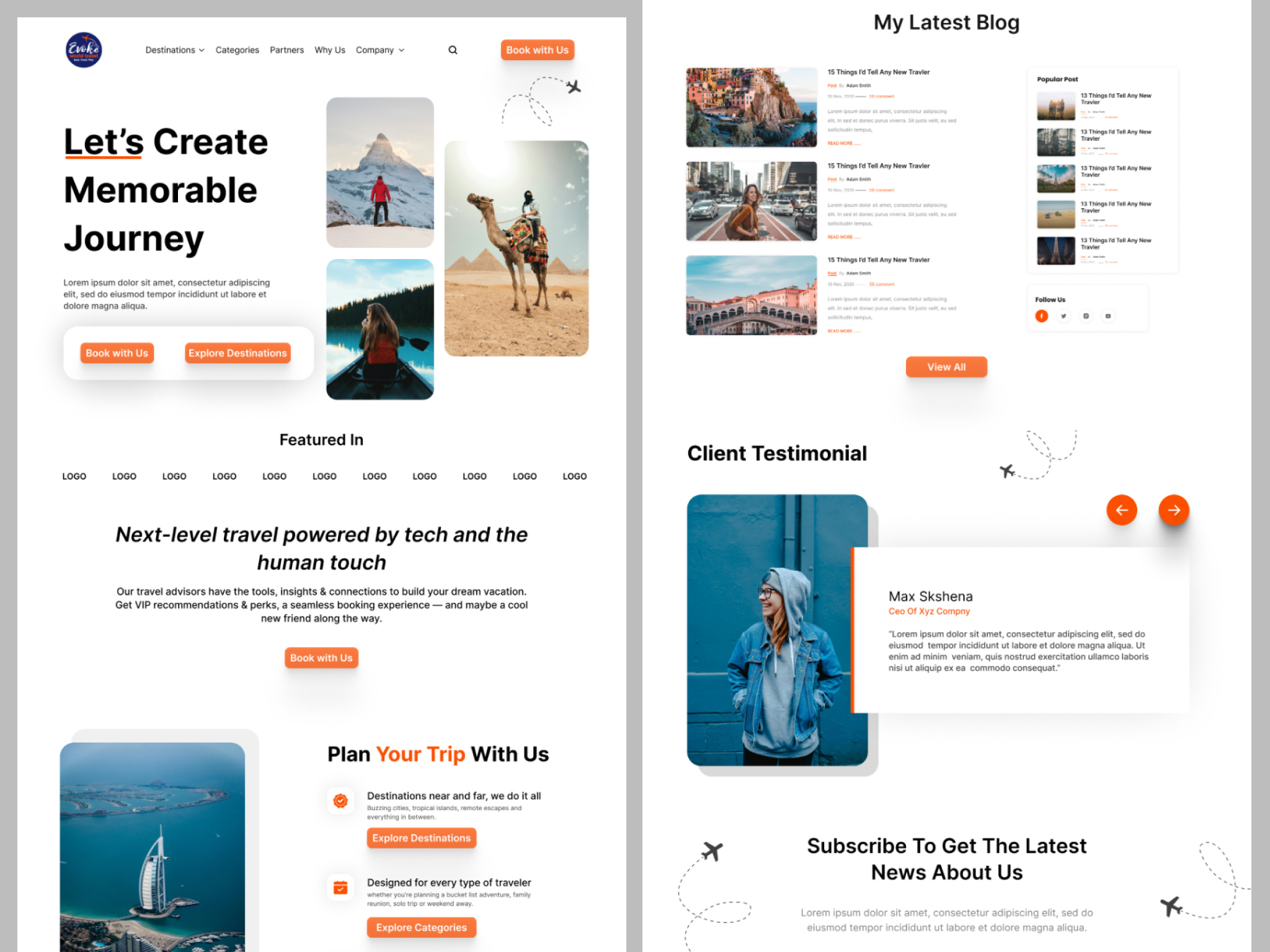 Travel Website UI/UX – A Seamless Experience for Modern Explorer by ...