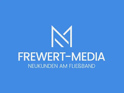 Modern, Letters F and M Minimal Logo Design Frewert Media branding design fm graphic design illustration initial letters logo media minimal modern typography ui ux vector