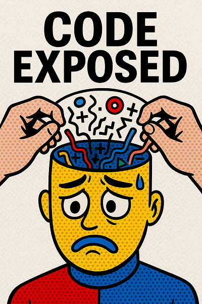 Code Exposed brain mind pop poster print