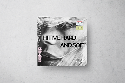 My Version - HIT ME HARD AND SOFT - Vinyl - Billie Eilish album billieeilish branding design editorialdesign fashiondesign figma graphic design graphicdesign hitmehardandsoft music pink print vinyl