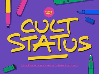 Craze Status: Handwritten All-caps with a Pop Culture Flair