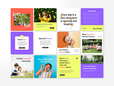 Colorful Post branding colorful design funny graphic design instagram post social media