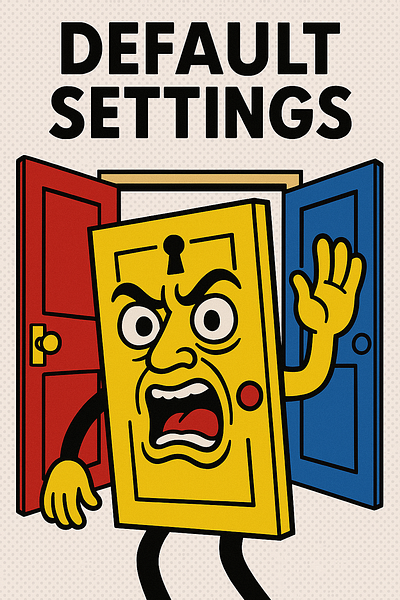 Default Settings pop poster print