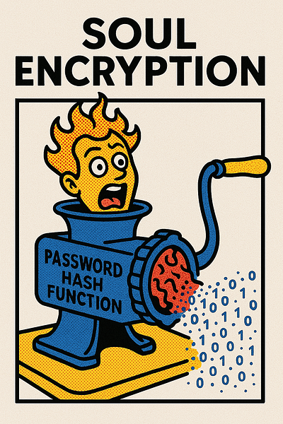 Soul Encryption hash password pop poster print