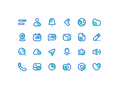 Modern UI Line Icon design graphic design icon line icon modern ui uiux