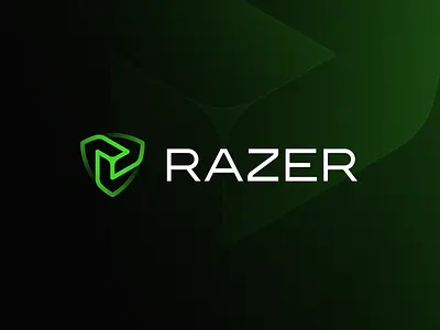 Razer Logo Redesign Concept ai blockchain branding crypto cybersecurity cybersports esports gaming gradient icon identity laptop lepisov lettering logo mouse pattern razer saas web3