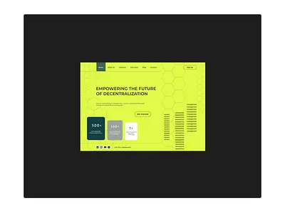 Blockchain Website design concept animation background blockchain graphic design ui ux website