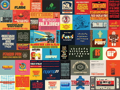 A Journey in Type Design { made by bend } branding character design collage design composition concept font design font familt graphic design illustration layout design typography