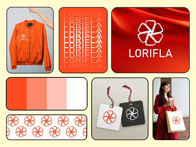 Lorifla Fashion Logo apparel logo bold identity boutique logo brand identity brand logo branding branding design clothing brand logo elegant logo fashion brand logo fashion logo feminine logo lifestyle brand logo design minimal logo minimalist logo modern logo trendy logo