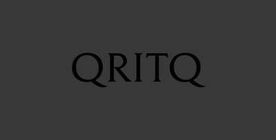 Qritq © abstract logo brand designer brand identity brand identity design branding design illustration lettermark logo logo logotype modernlogodesign typography ui wordmark