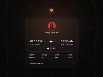 Airline ticket ✈️ airline card puna ticket ui
