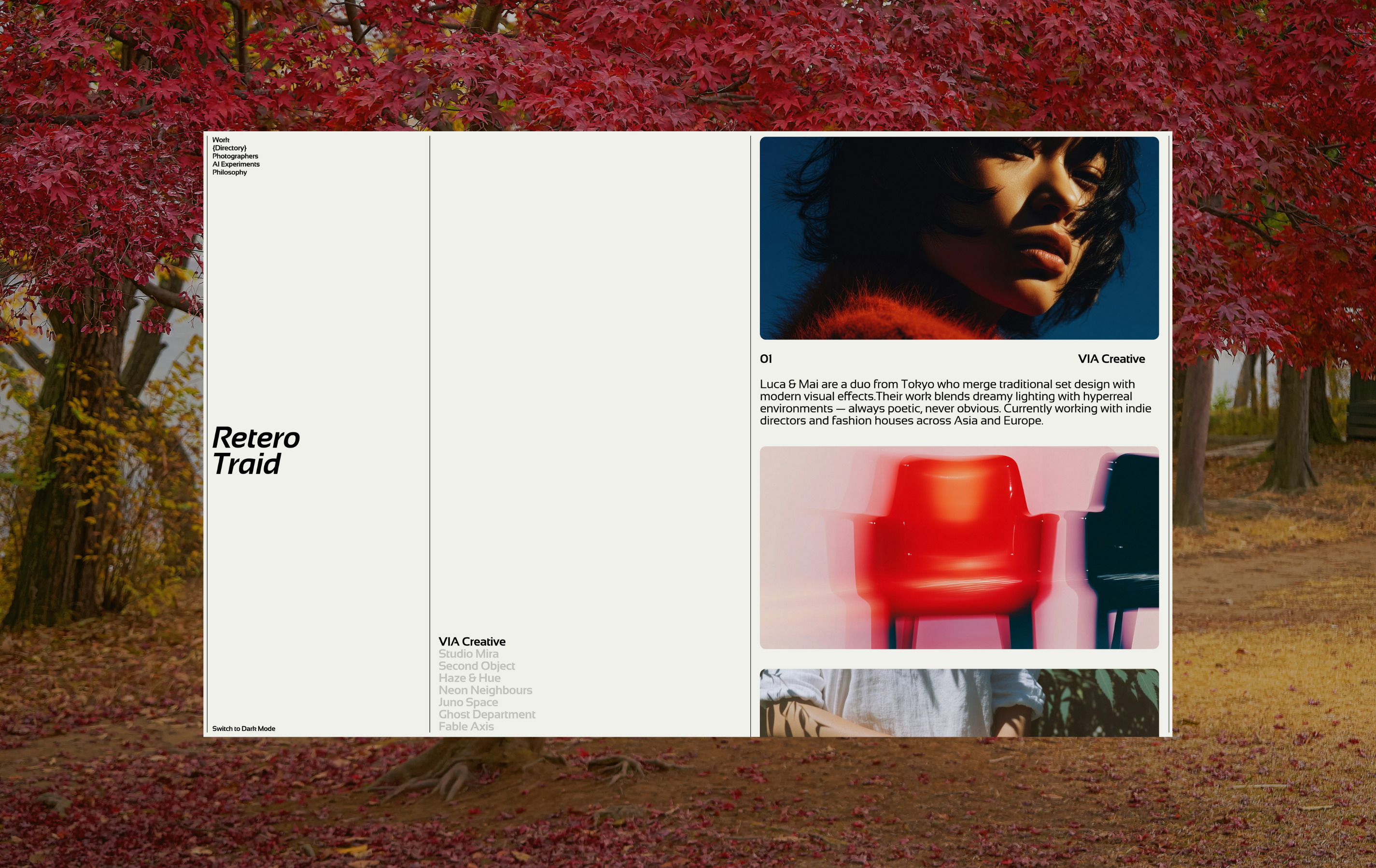 Example of Landing Page Design & Framer Development