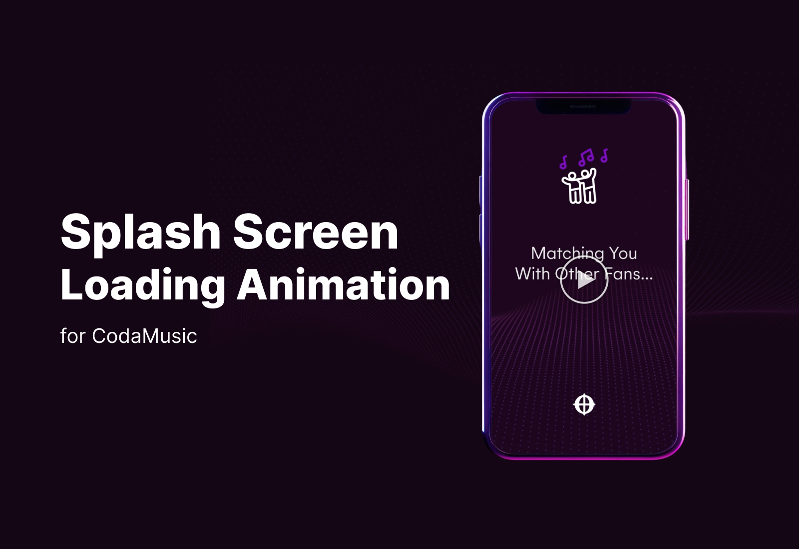 Splash Screen Animation for CodaMusic app loading app splash brading load screen loading animation loading screen logo animation splash screen ux