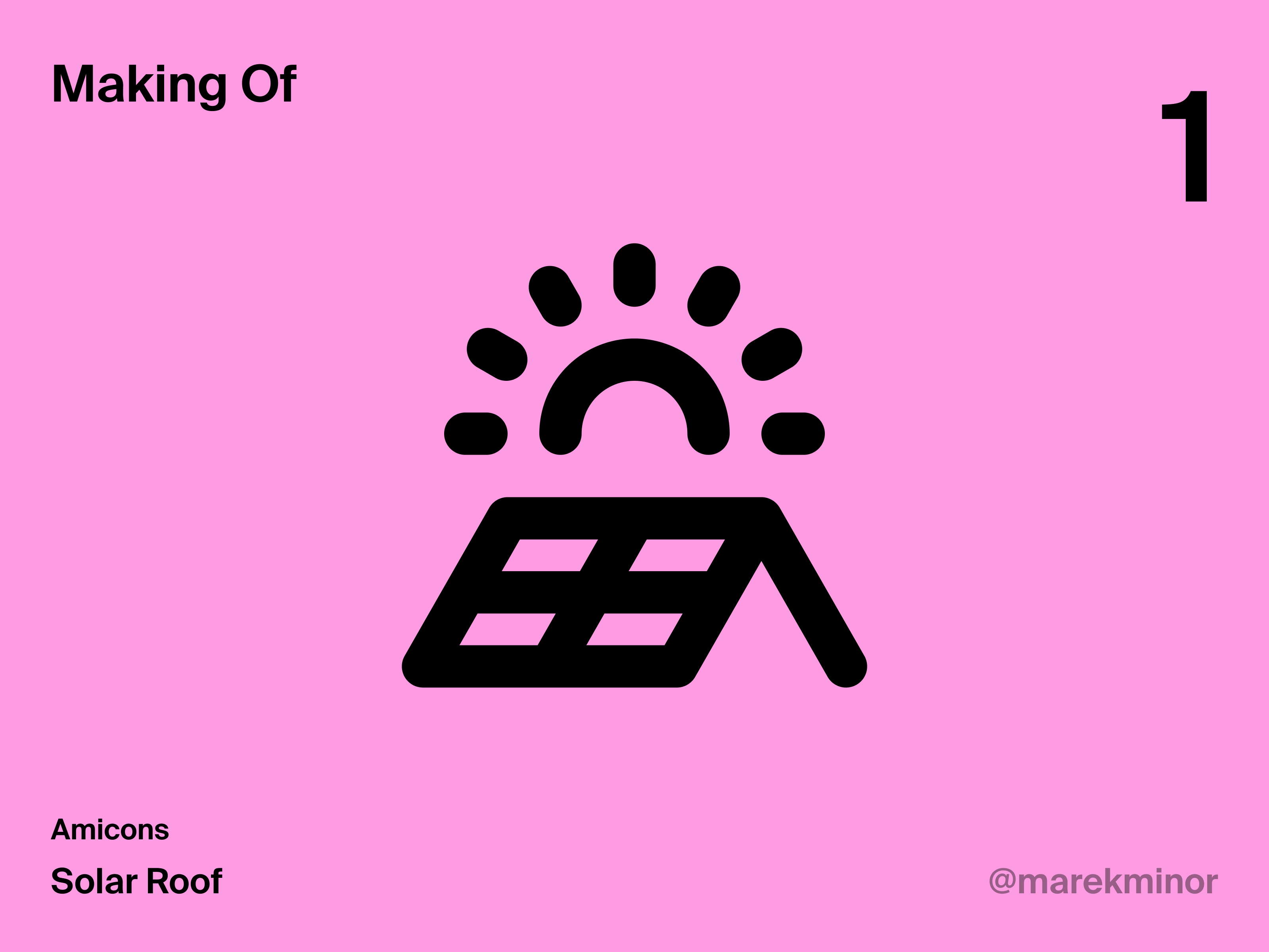 Making Of: Solar Roof animation graphic design how to icon icons jitter lottie lottielab motion motion graphics outline phase pink roof solar solar power stroke tutorial
