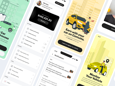 Comutta Drivers mobile app design figjam figma framer mabel okeke mabelpraise the good designer ui uiux uiux designer user experience design user experience designer user interface design user interface designer ux uxui design wordpress