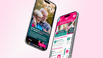 Mutuelle Just - UI Redesign for Health Insurance App graphic design health app health insurance insurance app mobile app ui ux