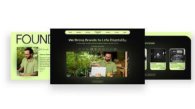 Pixelvolt Website Design agency brand design branding dark website digital agency green green website portfolio design ui ui design uidesign uiux ux website website design