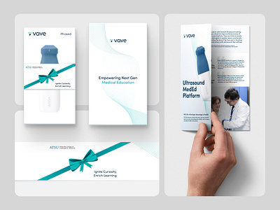 Vave Health - Print Assets b2b brochure graphic design letter packaging print ribbon