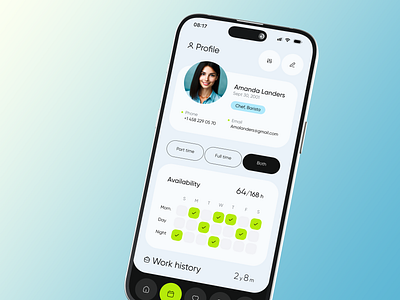 Mobile App Design - Job Search, Chat messages, HR, UI Dashboard chat app ui chat interface mobile clean chat ui employment app design ios app design job mobile app job search app messaging app design mobile app design mobile app ui mobile dashboard product app design