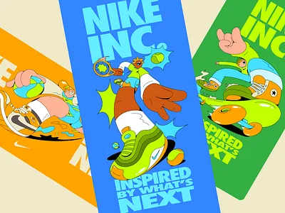 New work for Nike branding character color colors design graphic design illustration ui