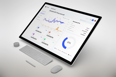 NFT Dashboard Design I Dashboard blockchain branding dashboard design nft nft dashboard nft dashboard design nft design ui
