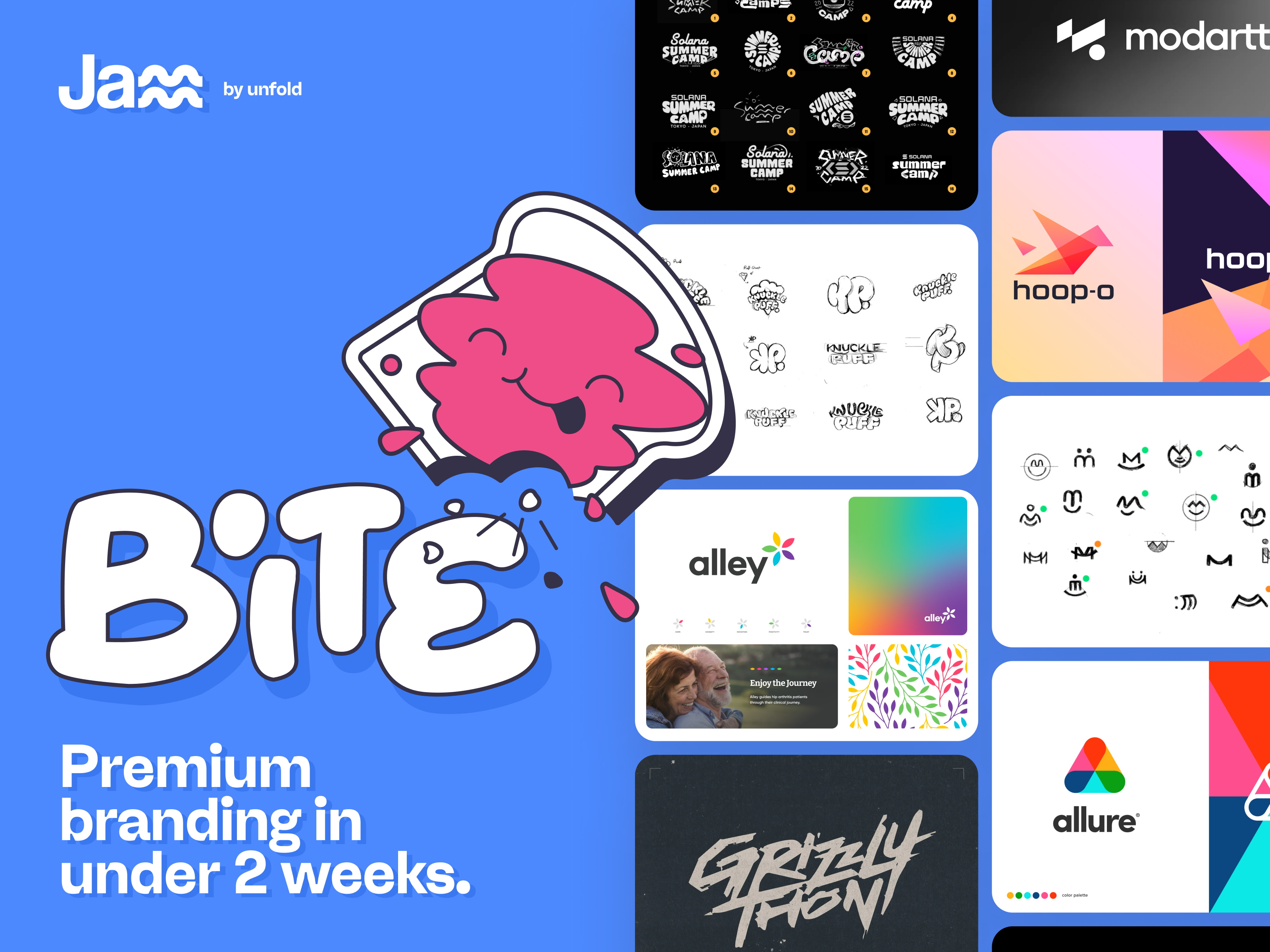 Example of Jamm Bite™   Logo & Core Branding Design