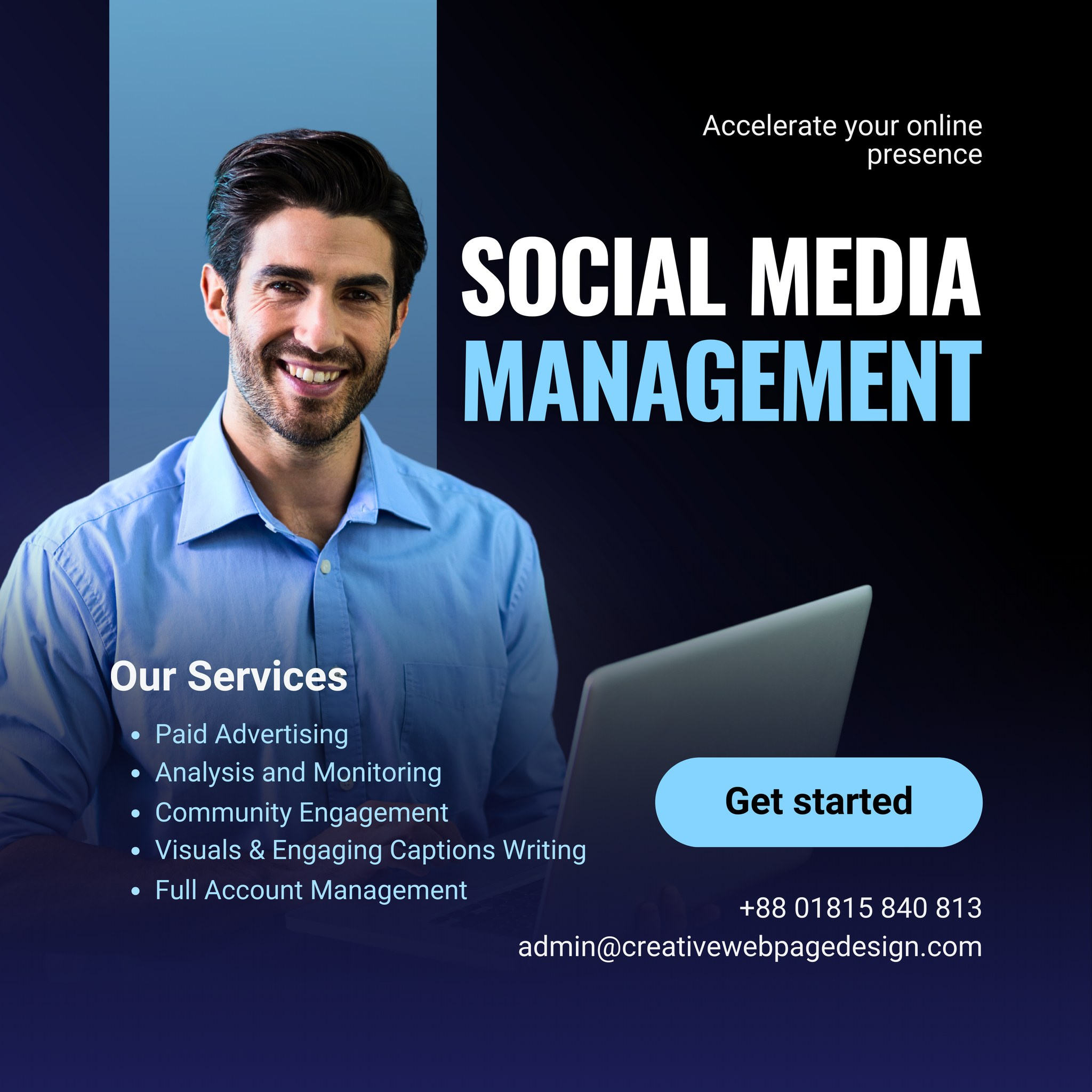 Social Media Managers Poster Design Personal Branding(Instapost) advertisement poster advertisments brandig creative poster creative visualizer desinger dibble digital marketing post grafikdesigner graphic design inspiration graphic design portfolio inssta instapost instastories isnta plantillas porfolio psot social media creatives sribble