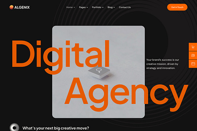 Algenix - IT Solutions & Digital Agency WordPress Theme blog design illustration ui web design webdesign wordpress wordpress design wordpress theme wordpress themes