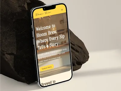 Blossom Brew – Mobile Website Design cafedesign coffeeapp creativeproject dribbbleportfolio figmadesign menudesign mobiledesign mobileui mobileux responsivedesign responsiveui uiux uxcase study uxuidesign webdesignmobile