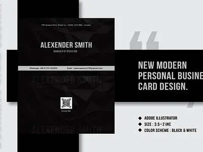 Modern Balck and White Business Card Design black and white card design business card business card design card card design card ui creative business card design modern business card new business card personal business card design premium business card design professional business card simple and minimal business card unique business card design visiting card design