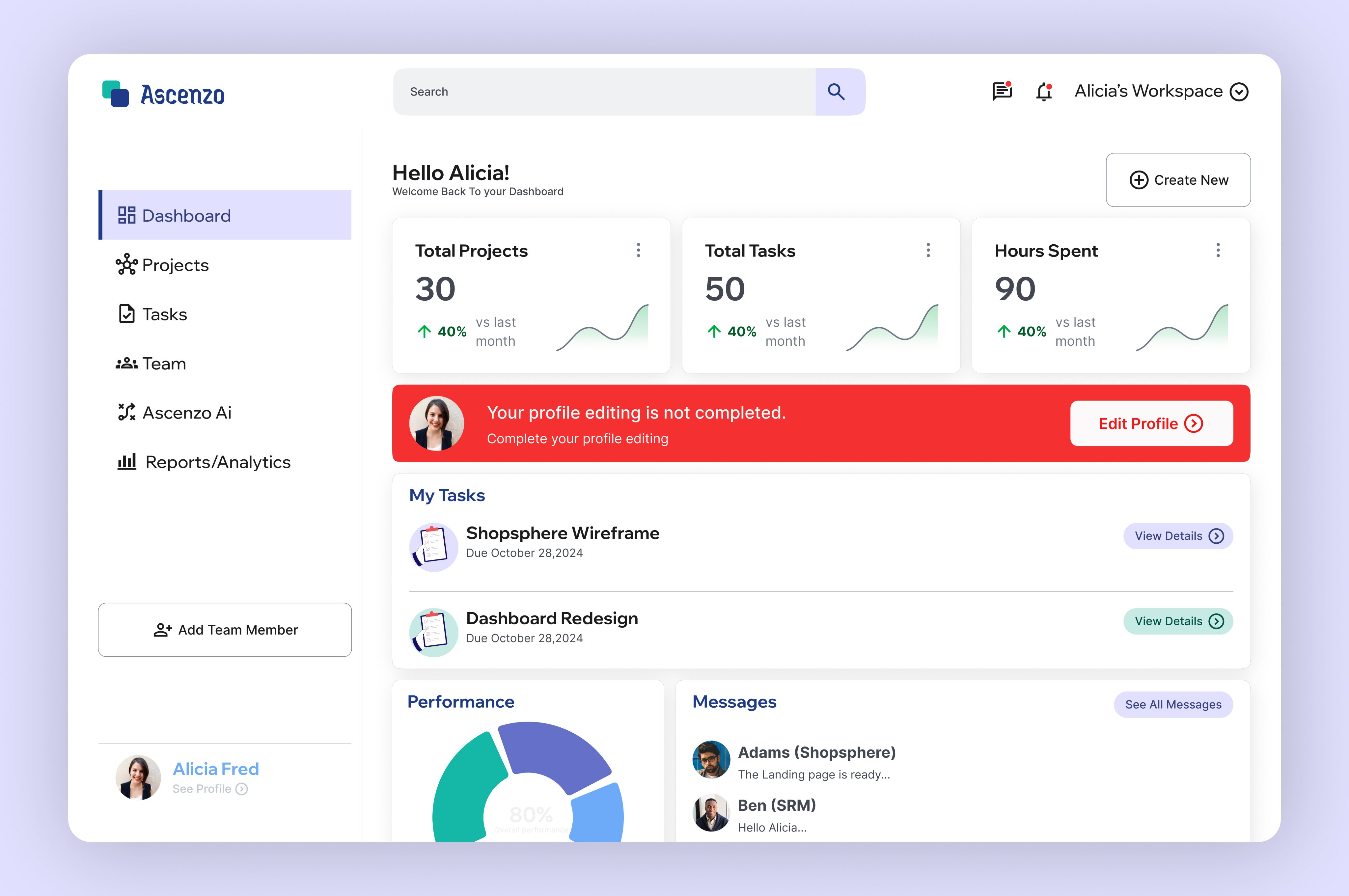 Project management Dashboard app desig dashboard design product design saas ui ui design web app