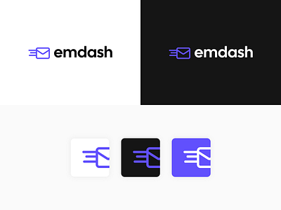 Emdash Branding brand branding icon icons identity lockup logo marketing presentation symbol wordmark