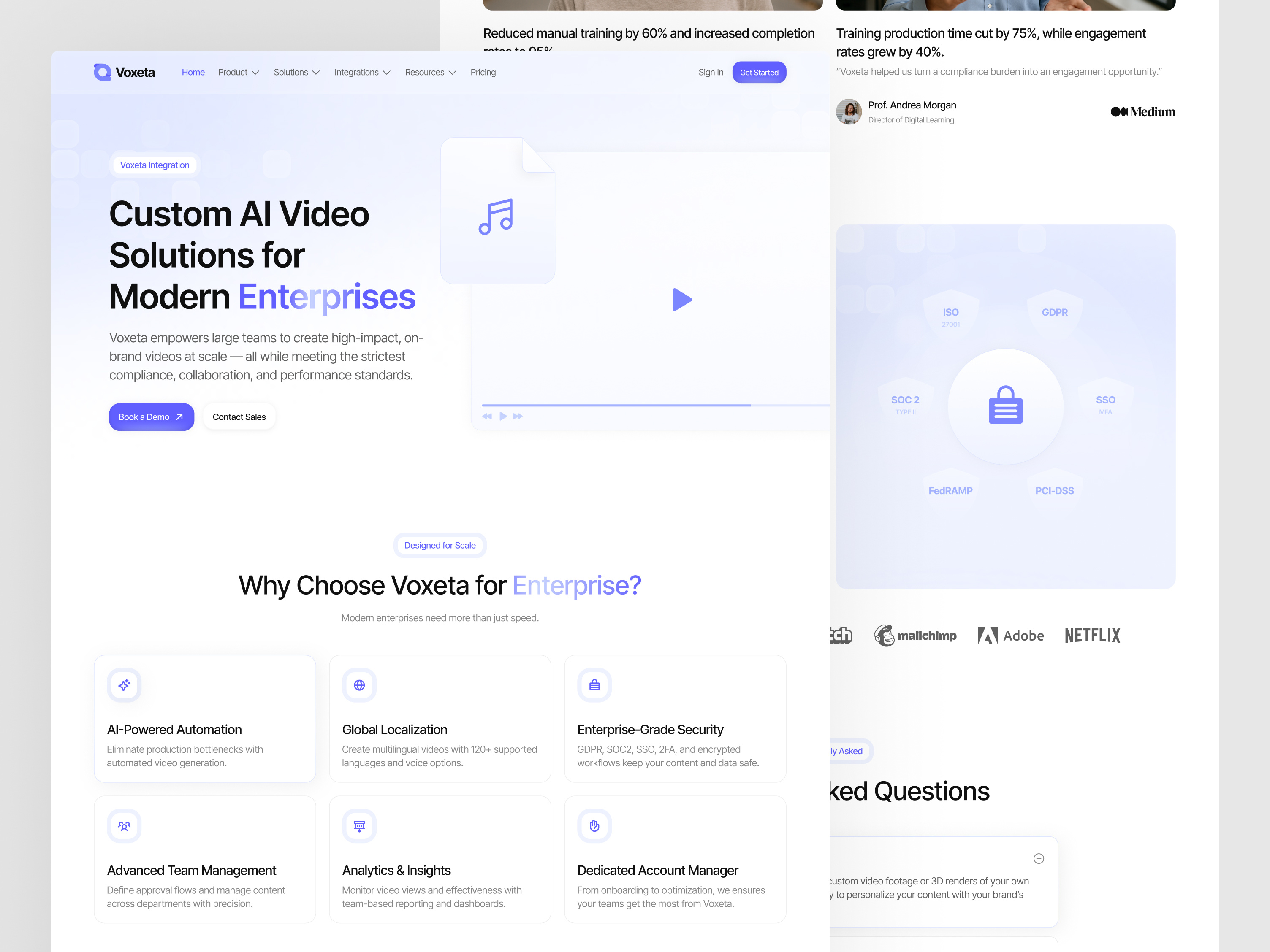 Example of Ai Video Generator Or Editor Website