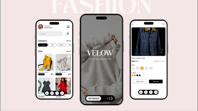 E-commerce Fashion App UI UX app design app screen app ui e commerce ecommerce ecommerce app fashion app mobile app mobile app design motion graphics ui ui design ui motion ux ux design