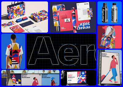 Aerofly Brand Identity branding design graphic design typography website