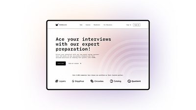 DailyUI Challenge #03 - Landing Page branding challenge coding course dailyui design graphic design landing landing page minimalist purple ui uiux website